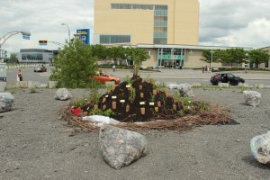 Figure 9, Douglas Scholes et Nicole Fournier, De fond en comble, site principal, 2012.